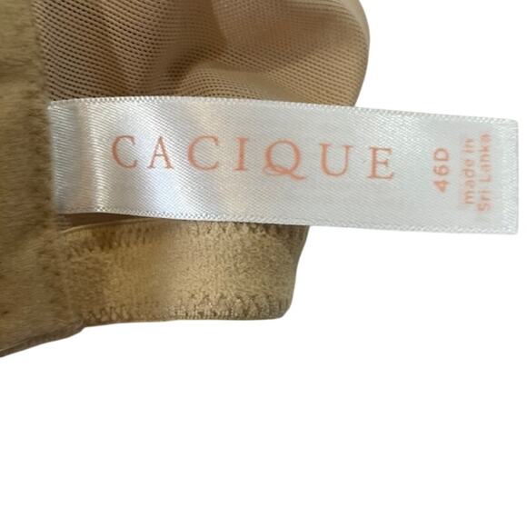 Cacique women's "Cool Bliss" bra with underwire in beige. - Picture 5 of 10